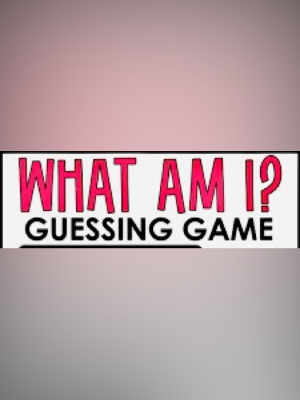 What am I ?!?!